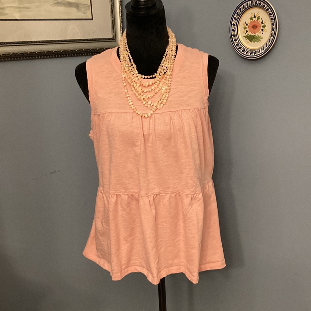 Tiered Cotton Tank